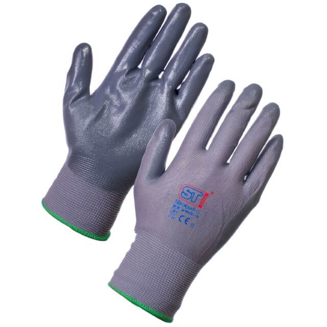 Supertouch Nitrotouch Grey Protective Handling Gloves