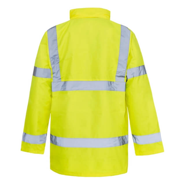 Supertouch Yellow Hi-Vis Standard Park Jacket - 35421