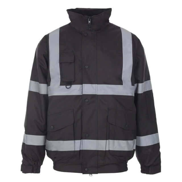 Supertouch Security Bomber Jacket with Hi Vis Strips - 59171