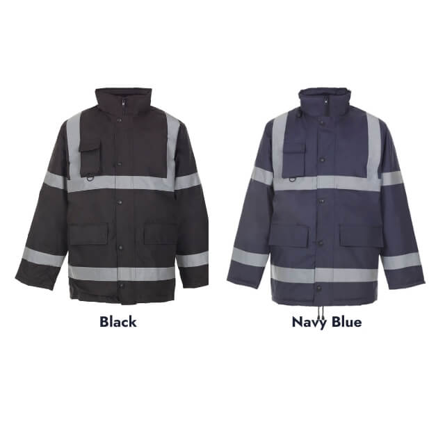 Supertouch Security Parka Jacket with Hi Vis Strips - 59271