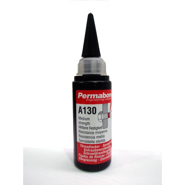 Permabond A130 Medium Strength Removable Threadlocker - 50ml