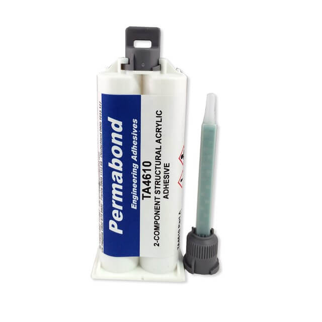 Permabond TA4610 Plastic Bonding Acrylic Adhesive Cartridge - 50ml + Nozzle