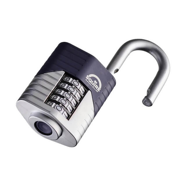 Squire Vulcan 60mm Boron Shackle Combination Padlock