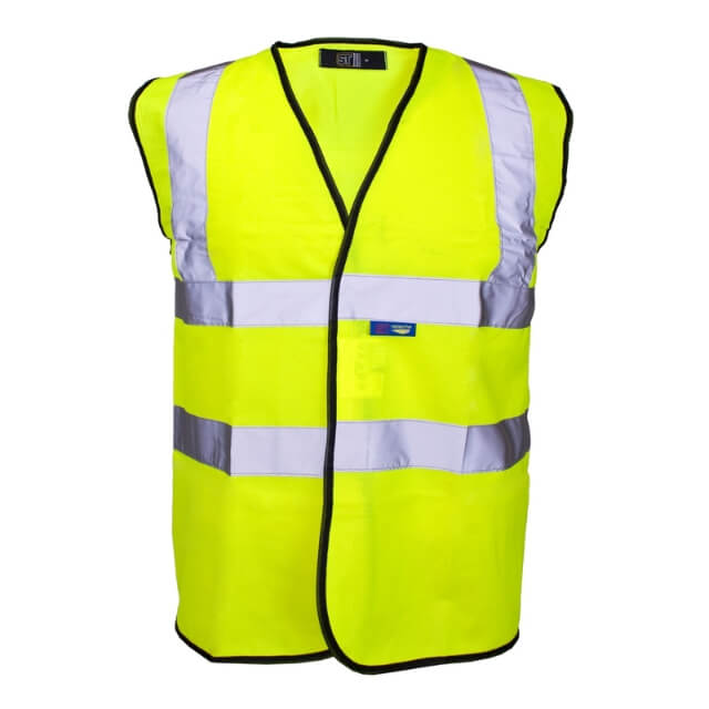 Supertouch Yellow Hi-Vis Vest, Safety Tabbard - 35241