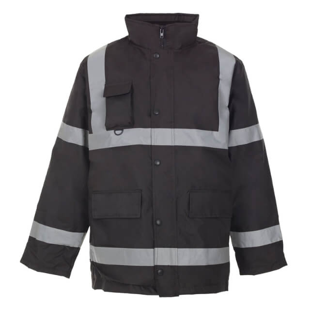 Supertouch Security Parka Jacket with Hi Vis Strips - 59271