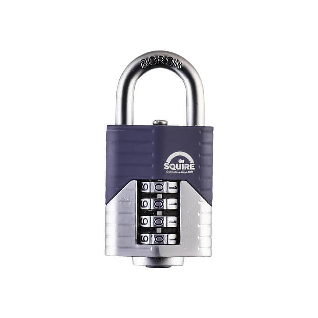 Squire Vulcan 40mm Boron Shackle Combination Padlock