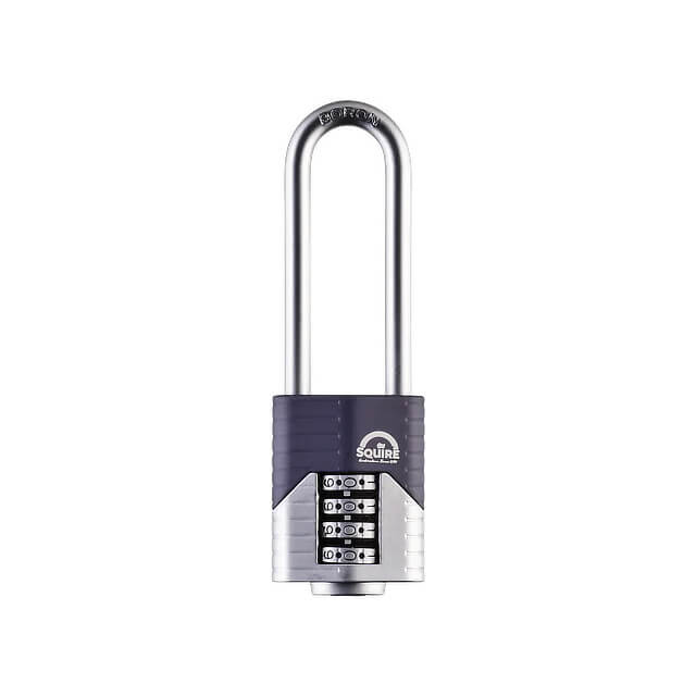 Squire Vulcan 50mm Long Open Shackle Combination Padlock